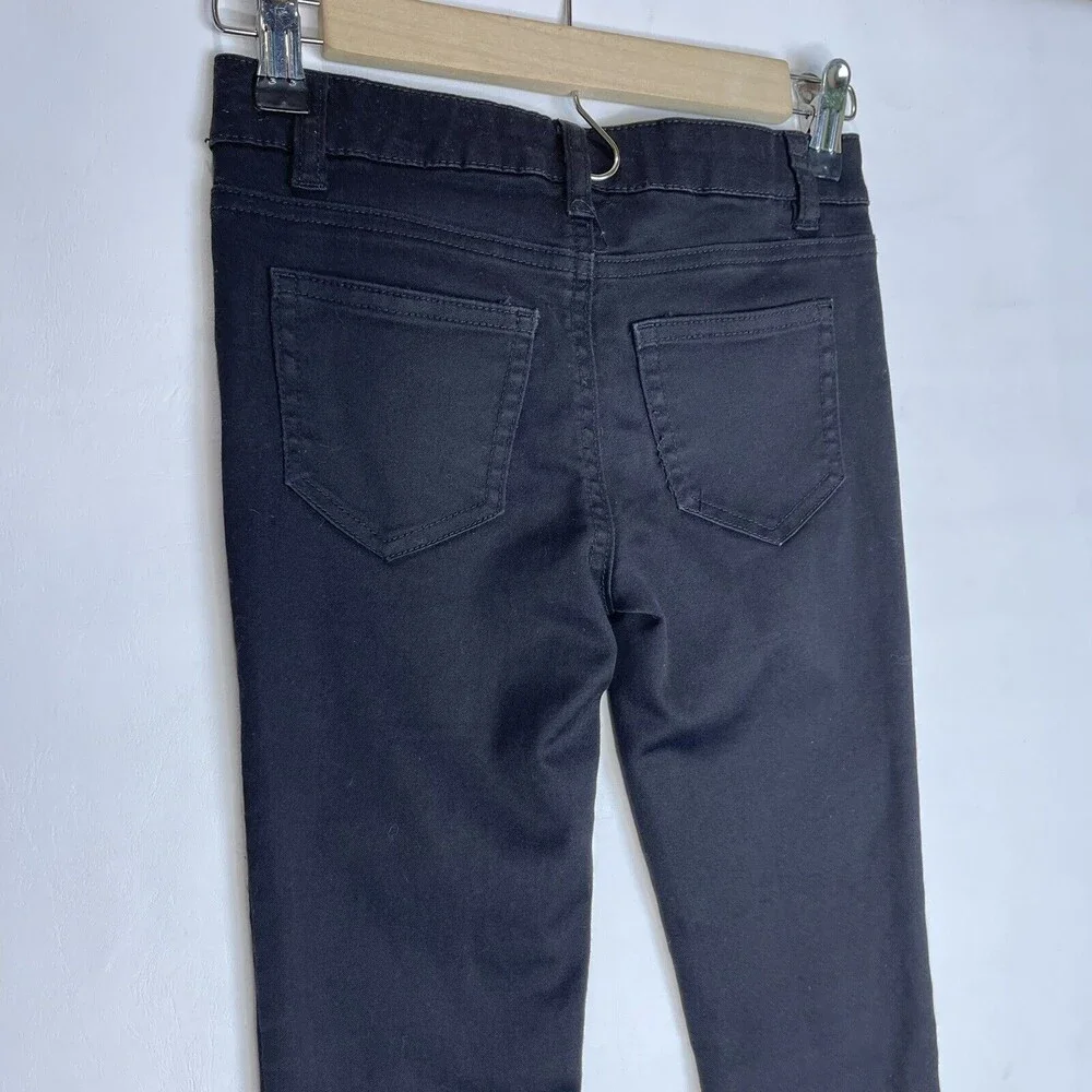 Girls Black Skinny Design Lab Chino Pants Size 8